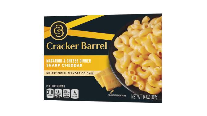 Cracker Barrel Sharp Cheddar Mac and Cheese Dinner - 14oz, 2 of 11, play video