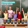 4E's Novelty 6 Pack Large Book Bin with Labels, Durable Black Book Bins for Classroom, Large Plastic Bins for Books, Sturdy Containers for Books - 3 of 4
