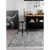 World Rug Gallery Cream Black Geometric Pattern Indoor Area Rug - 2 of 4