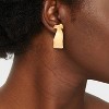 Wavy Open Hoop Earrings - A New Day™ Gold - 2 of 3