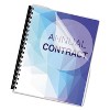 Fellowes Crystals Presentation Covers with Round Corners 11 1/4 x 8 3/4 Clear 100/Pack 52311 - 3 of 3