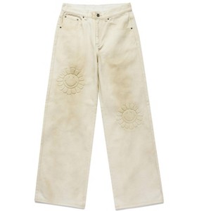 Samii Ryan | Smiley® Garden Straight Leg Jean, White, Small, 2 - 1 of 4