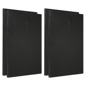 Unique Bargains Painting Blank Art Canvas Board 4 Pcs Black - 1 of 4