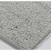 Home Mart Goods 2 Piece Set Light Grey Soft Cozy Plush Chenille Bath Mat Bathroom Rug - 3 of 3