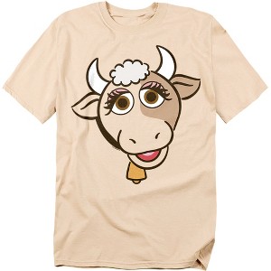 Men's Sesame Street Big Face Gladys The Cow T-Shirt - 1 of 4