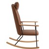 Maliang Adjustable Headrest Pillow Rocking Chair, for Nursery, Bedroom, Living Room - 4 of 4