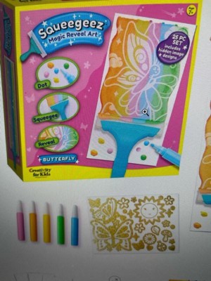 Creativity for Kids Squeegeez Magic Reveal Craft Kit: Butterfly - Kids  Painting Art Activity, Gifts for Girls and Boys Ages 7-12+