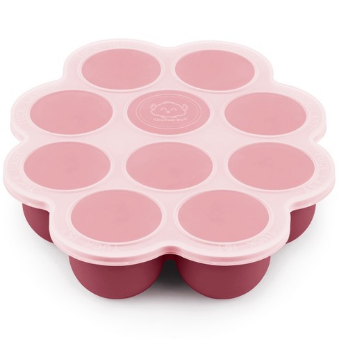 6 Pcs Silicone Baby Food Storage Containers Baby Food Freezer Tray with  Lids Silicone Baby Food Freezer Storage Tray Breast Milk Freezer Tray Baby