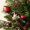 Santa with Deer and Cardinal Bird Ornament (Set of 6) - 4 of 4