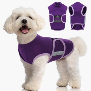 Dog Anxiety Relief Vest, Adjustable Calming Wrap Jacket for Dogs, Helps with Thunderstorm, Travel, Separation & Fireworks Stress - 1 of 4