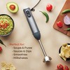 Peach Street Electric Immersion Blender Handheld, 500W Turbo Mode, Hand Kitchen Blender Stick for Soup, Smoothie, Puree, Baby Food, Stainless Steel - 3 of 4