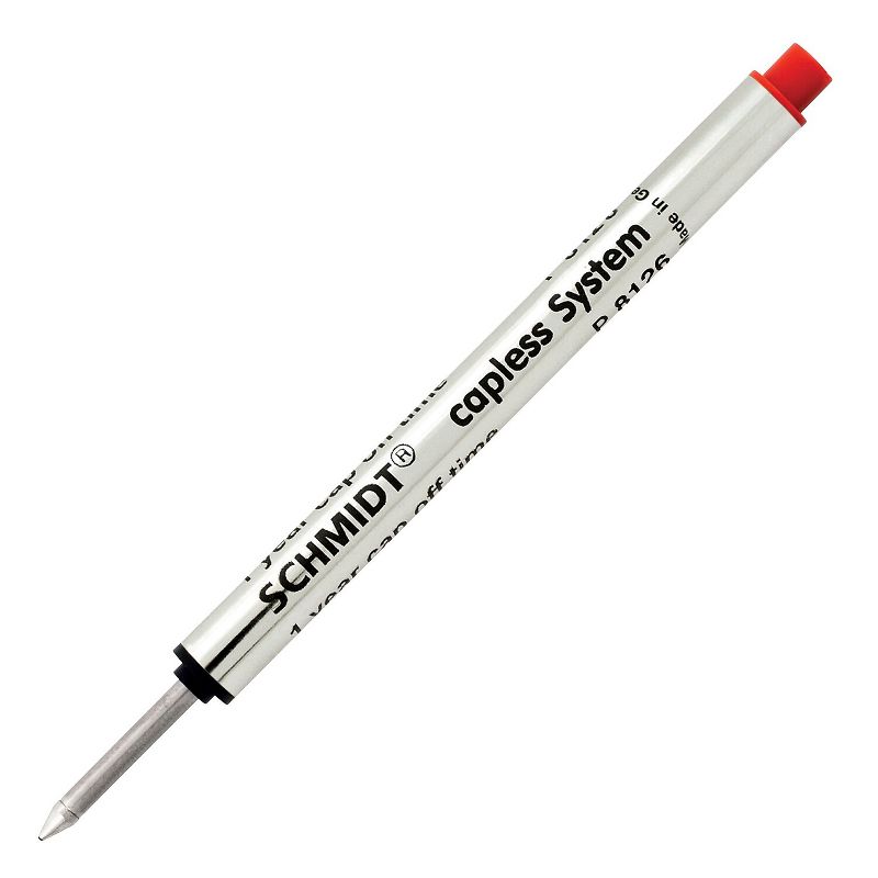 Schmidt Ink Schmidt 8126 Rollerball Short Capless Refill Fine Red 2 Pack (SC58121), 3 of 6