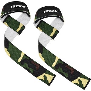 RDX Sports W1 Weight Training Wrist Straps - Premium Quality Straps for Gym Workout, Powerlifting, Weightlifting, Deadlifts, and More - 1 of 4