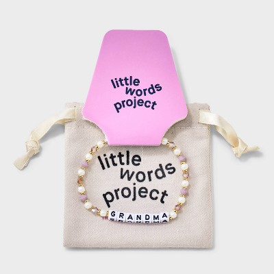Little Words Project Grandma Beaded Bracelet - Brown