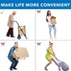Mount-It! Rolling Utility Shopping Cart for Groceries and Other Supplies | Portable Grocery Cart Rolls Smoothly | Foldable and Easy to Store - 4 of 4