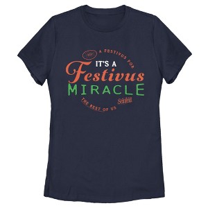 Women's Seinfeld Festivus Wreath T-Shirt - 1 of 4