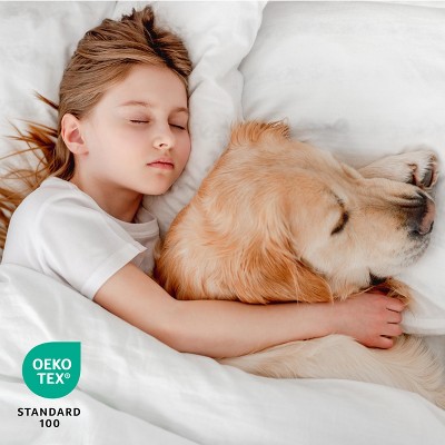 White Full XL Waterproof Cotton Terry Mattress Protector