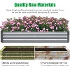 FDW Galvanized Garden Bed, Raised Garden Bed for Vegetables Flowers and Herbs Planter Boxes Raised Bed Kit with Metal Pole Reinforcement - 2 of 4