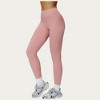 Anna-Kaci Active Women's High Waist Seamless Athletic Leggings with Smooth Stretch Fabric and Contoured Fit for Streamlined Comfort - 3 of 4