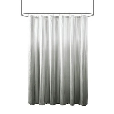 LunaLulinlk Ombre Printed Seersucker Shower Curtain