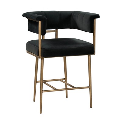 TOV Furniture Astrid Velvet Stool