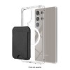 SaharaCase Venture Wallet Case for Galaxy S25 Ultra Shock Absorbing Clear/Scorpion Black (CP00774) - 3 of 4