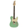 Sawtooth Surf Green ET Series Electric Guitar w/ Aged White Pickguard - Includes: Accessories, Amp & Gig Bag - 2 of 4