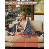 Electric Throw Blanket, Velvet Soft Fast Heating Blankets Throw, 4 Heat Levels & 4H Auto Off, Machine Washable, Over-Heat Protection, ETL Certified - 4 of 4