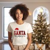 Simply Sage Market Women's Santa Stop Judging Me Plaid Short Sleeve Graphic Tee - 2 of 4