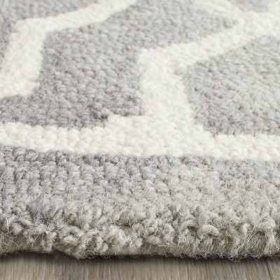 Ivory Elegance Round Hand-Tufted Wool Area Rug - 7' Diameter