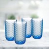 Elle Decor Bistro Key 14 oz. Highball Glass Drinkware, Set of 4 - image 4 of 4