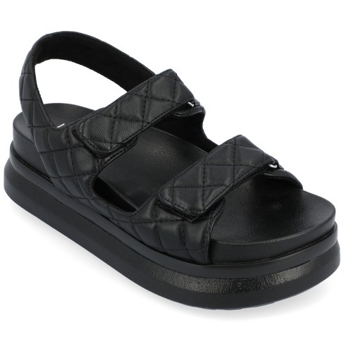 Target black sale platform sandals