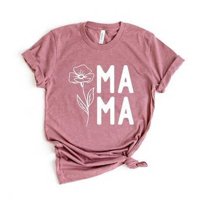 Simply Sage Market Women's Mama Flower Short Sleeve Graphic Tee