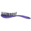 Bass Brushes The BIO-FLEX Swirl Detangling Hair Brush with Patented Plant Handle Flexible Nylon Pins Compressed Plant Fiber Handle Swirl Shape - 2 of 3