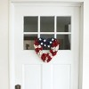 15" American Flag Themed Heart Shaped Wreath - National Tree Company - 2 of 3