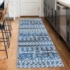 coucheta Boho  Farmhouse Area Rug - Machine Washable, Large Soft Neutral Indoor Rug for Living Room, Bedroom, Dining Table, Home Office - 3 of 4