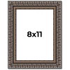 PosterPalooza | Photo Size Ornate Black Picture Frame - UV Acrylic, Foam Board Backing, Hanging Hardware - 2 of 4