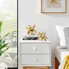 Danya B Small and Medium Abstract Gold Finish Textured Metal Geometric Sculptures - Set of 2 - 3 of 4