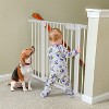 BabyBond 27-43 Inches Baby Gate for Stair and Doorway,with Extenders and Pressure/Hardware Mounting Kit, 30" Tall - 2 of 4