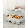 2 Pack Electric Chafing Dish Warmers with Adjustable Temperature Control, Stainless Steel Roll Top Catering Chafer Food Warmers for Catering, Parties - 4 of 4