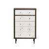 Industrial 5-Drawer Dresser Modern closet Chest Storage Cabinet living Room-Christopher Knight Home - 2 of 4
