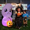 Halloween Yard Signs, Pumpkin, Skeleton and Ghost Corrugated, Outdoor Lawn Garden Stake Decorations, Halloween Yard for Party - 4 of 4