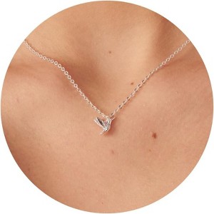 14K Gold Plated Charm Necklace for Women, Assorted Beach & Nature Themed Pendants - 1 of 4