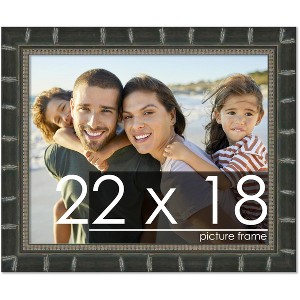 PosterPalooza | 22x18 Modern Bamboo Picture Frame, UV Acrylic, 5 Finishes - 1 of 4