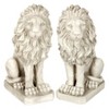 Design Toscano Mansfield Manor Lion Sentinel Statue: Set of Left and Right - image 2 of 4