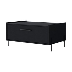 NicBex Modern 33.1" Rectangle Coffee Table with Flip Down Door for Living Room - 1 of 4