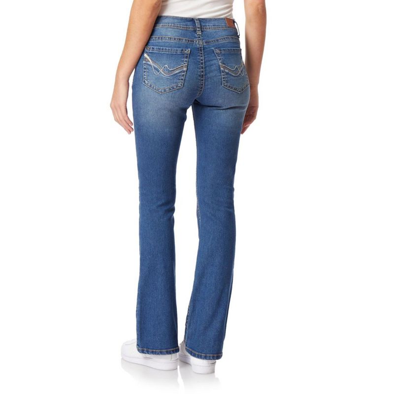 WallFlower Women's Legendary Bootcut Mid-Rise Insta Stretch Juniors Jeans (Standard and Plus), 2 of 9