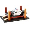 Adjustable Four-Post Lift "Busted Knuckle Garage" Red and Yellow "Four-Post Lifts" Series 6 1/64 Diecast Model by Greenlight - 4 of 4