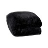 Plazatex 100% Polyester Comfort Fly Travel Wrinkle Resistant Pillow & Blanket Set 40" x 70" Black - 3 of 4