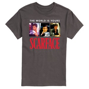Men's - Scarface - The World Is Yours- Men's Short Sleeve Graphic T-Shirt Short Sleeve Graphic T-Shirt - 1 of 4